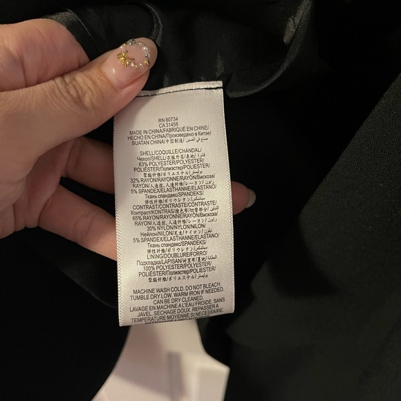 BCBGMAXAZRIA black blazer/ suit jacket - Picture 9 of 9